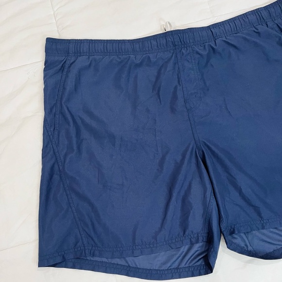 Nike• Mens Nike Swim Navy Blue Lined Swimtrunks Running Shorts 2XL - Picture 7 of 13